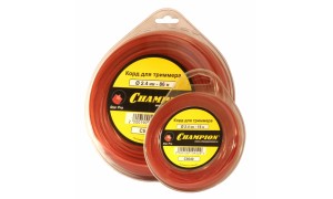 Корд триммерный Champion Star Pro 2,0 х 126м звезда (красная)