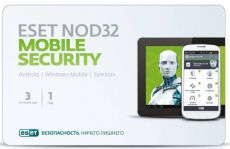 Антивирус Eset NOD32 Mobile Security 3ПК/1 год (NOD32-ENM2-NS(CARD)-1-1)