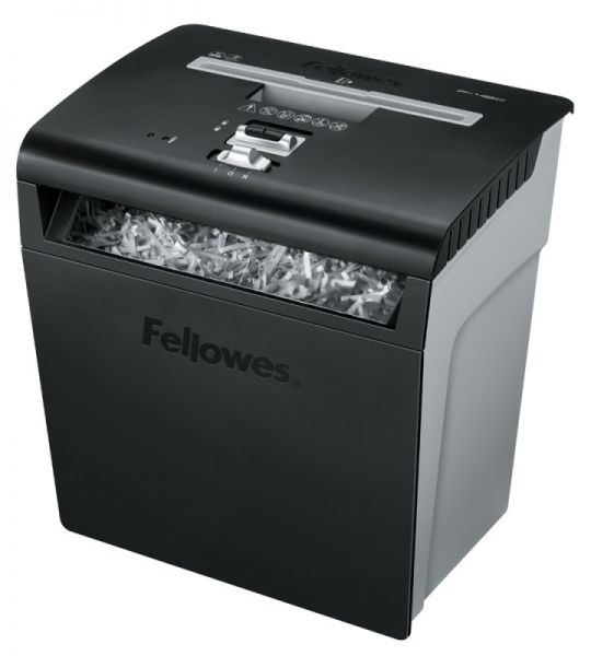 Шредер Fellowes PowerShred P-48C (CRC32148) (секр.P-3)/фрагменты/8лист./18лтр./Уничт:скрепки, скобы, пл.карты